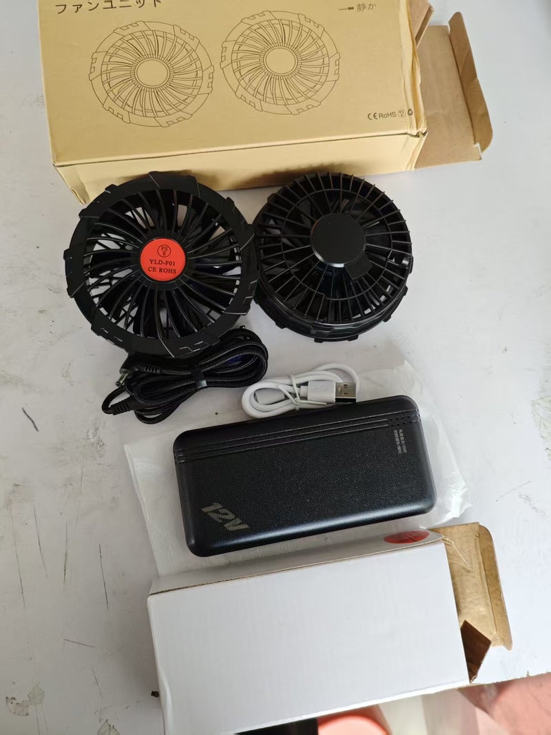 Summer Outdoor Heatstroke Prevention Work Clothes New Usb Charging Fan Clothes Cooling Smart Air Conditioning Clothes Tide - Image 1